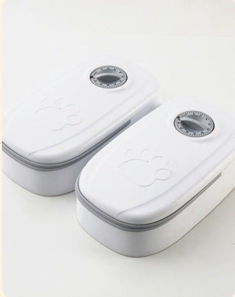 Comedero automático inteligente para mascotas, dispensador de comida para gatos y perros, con temporizador, cuenco de acero inoxidable. Suministros para mascotas.