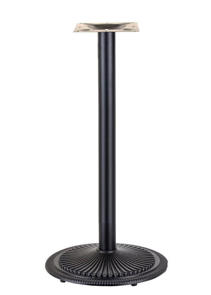 Base de mesa ARNO NEW, alta, negra, 45 cms de diámetro, altura 110 cms