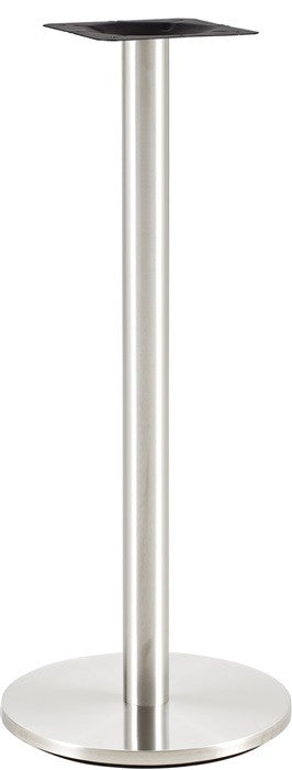 Base de mesa BENAGIL, alta, acero inoxidable, base 45 cms de diámetro, altura 110 cms