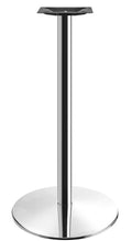Base de mesa BENAMARA, alta, acero inoxidable, base de acero de 8 mm. 45 cms de diámetro, altura 110 cms
