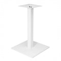 Base de mesa BEVERLY BL72, tubo cuadrado, blanca, base de 45 x 45 cms, altura 72 cms