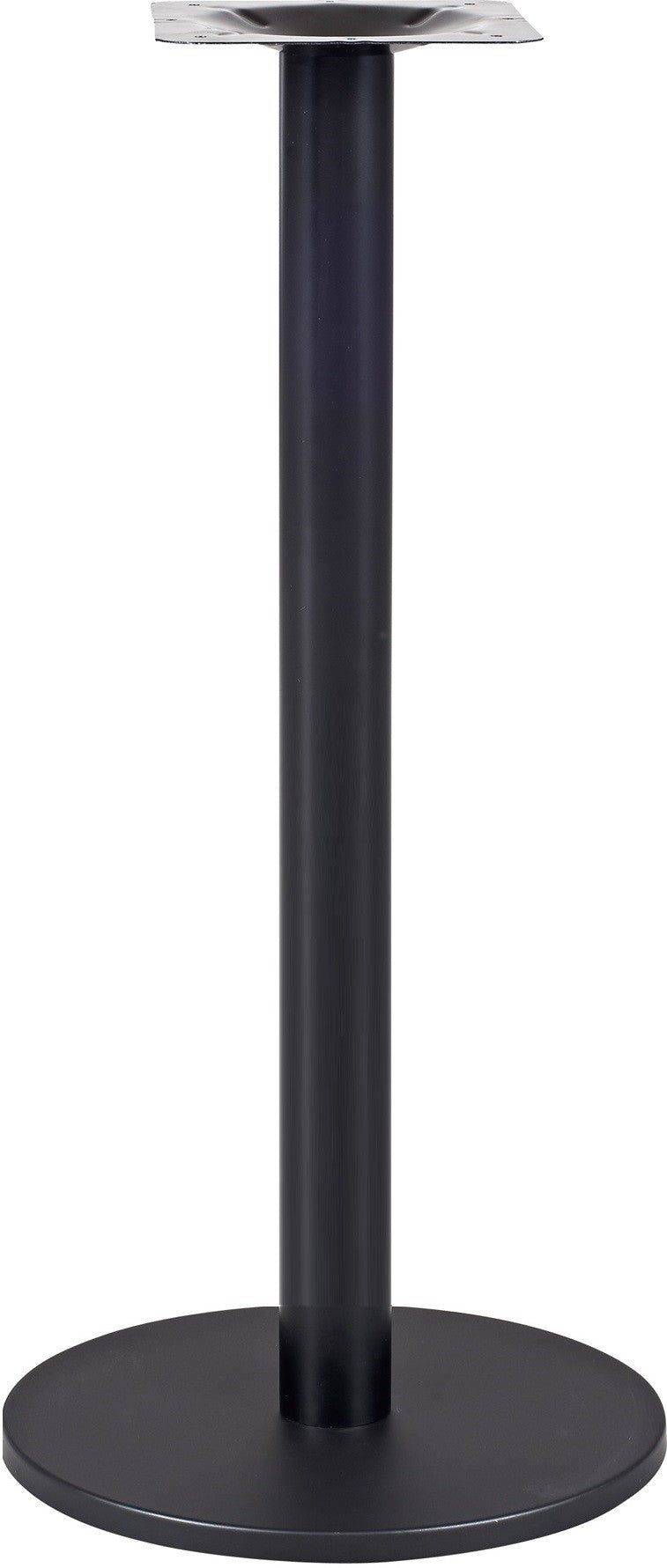 Base de mesa BOHEME, alta, negra, 43 cms de diámetro, altura 110 cms
