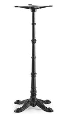 Base de mesa BRISTOL NEW, alta, fundición, negra, altura 110 cms