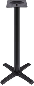 Base de mesa CARIBE, alta, negra, base de 56 x 56 cms, altura 110 cms