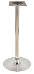 Base de mesa CRISS NEW, alta, cromada, base 45 cms diámetro, altura 110 cms