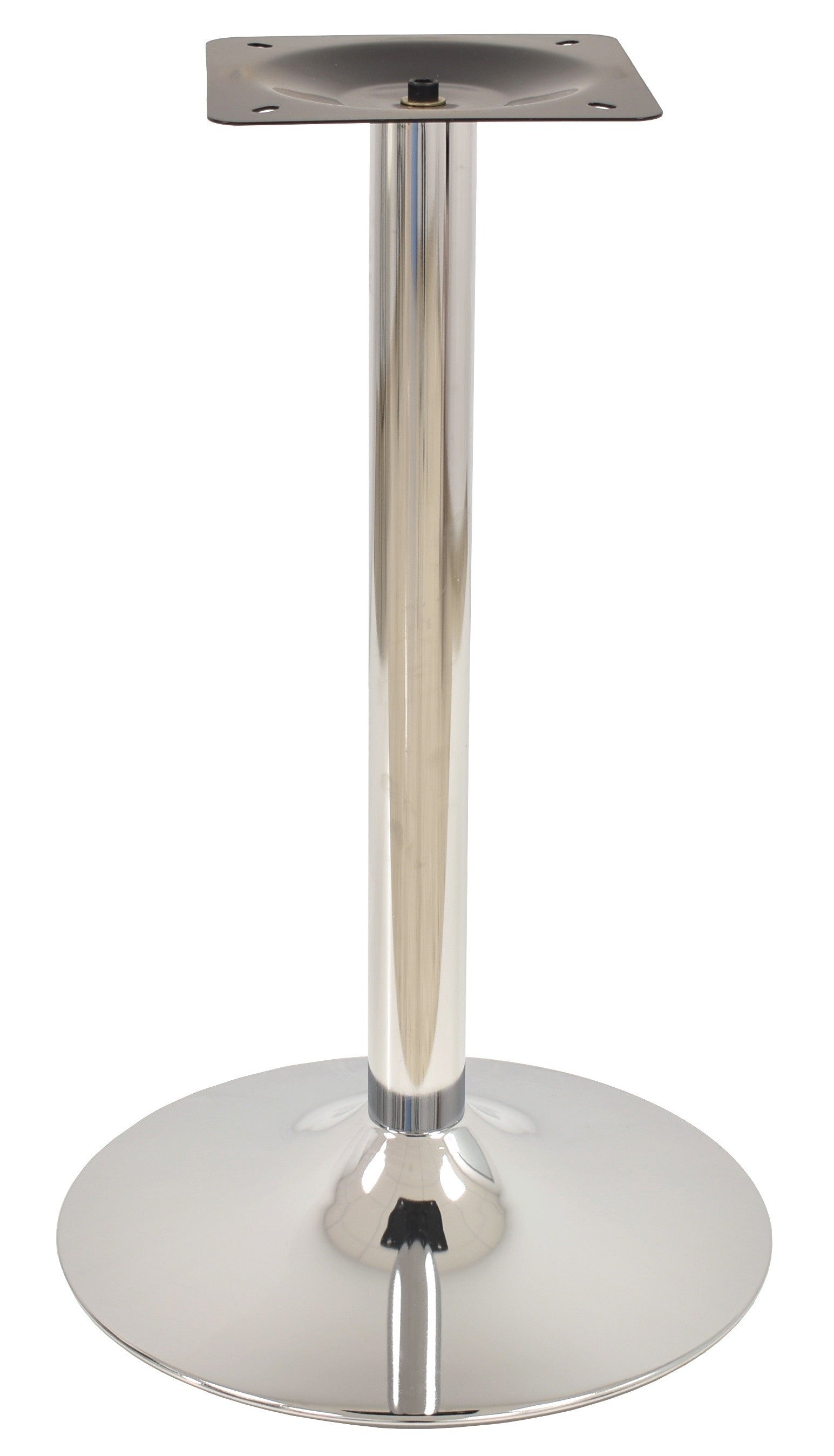 Base de mesa CRISS NEW, cromada, base 45 cms diámetro, altura 73 cms