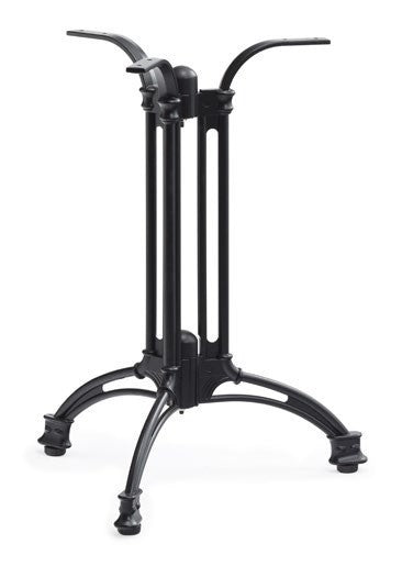 Base de mesa EIFFEL NEW, aluminio, 3 pies, negra, altura 70  cms