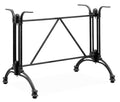Base de mesa EIFFEL NEW, rectangular, aluminio, negra, altura 70 cms