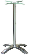 Base de mesa MILAN 110, alta, 4 brazos, aluminio*