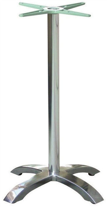 Base de mesa MILAN 110, alta, 4 brazos, aluminio*