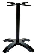Base de mesa MILAN NE72, 4 brazos, aluminio, negra