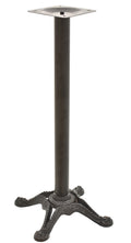 Base de mesa RÓDANO, alta, fundición, negra, base de 58 x 58 cms, altura 110 cms
