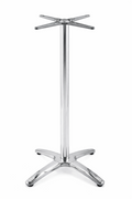 Base de mesa ROMA NEW, alta, 4 brazos, inoxidable y aluminio*