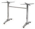 Base de mesa ROMA NEW, rectangular, inoxidable y aluminio*