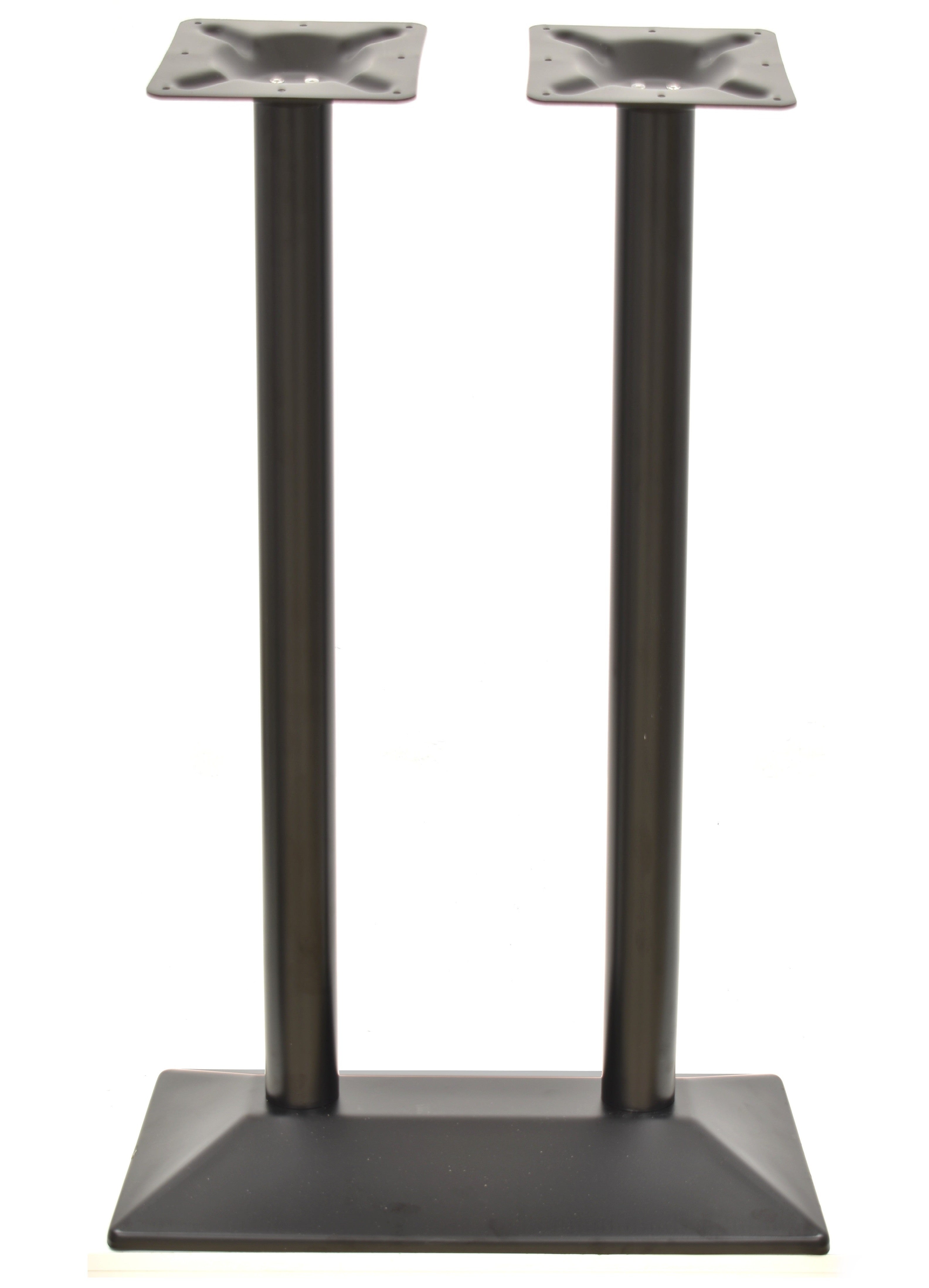 Base de mesa SOHO, alta, rectangular, negra, base de 70 x 40 cms, altura 110 cms