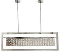 Lámpara ATRIA, colgante, metal, cristal