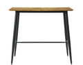 Mesa alta NITRA, metal, tapa DM 6064 vintage, 120 x 60 cms
