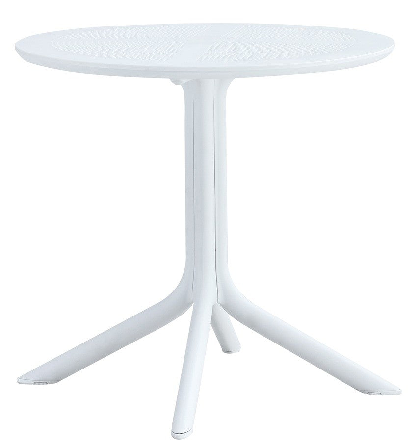 Mesa JÁVEA 97, polipropileno blanco, 80 cms de diámetro