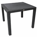 Mesa MIJAS, polipropileno antracita, 90 x 90 cms