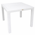 Mesa MIJAS, polipropileno blanco, 90 x 90 cms