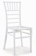 Silla CHIAVARI 77, apilable, polipropileno blanco