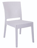 Silla LIDO, apilable, polipropileno blanco