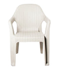 Sillón CIES, apilable, polipropileno blanco