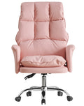 Sillón de oficina MAINZ, alto, giratorio, similpiel rosa light