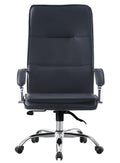 Sillón de oficina NEROTH, alto, mecanismo multifunción, similpiel negra
