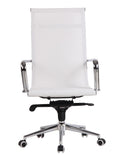 Sillón de oficina ZURICH, alto, malla blanca