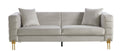 Sofá LARIOS, 3 plazas, tejido velvet gris claro 25