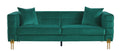 Sofá LARIOS, 3 plazas, tejido velvet verde oscuro 42