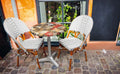 Tablero de mesa Werzalit Alemania, BABYLON 213, 70 cms de diámetro*.