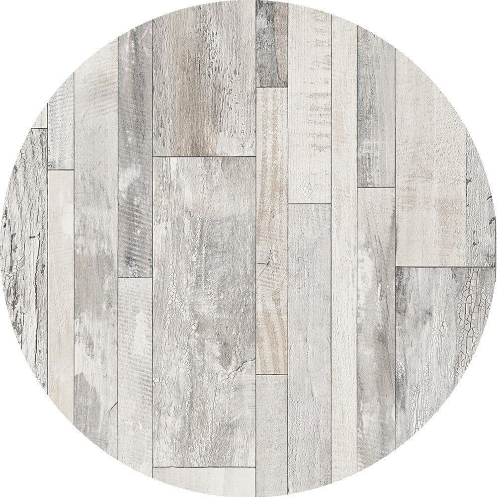 Tablero de mesa Werzalit WER-FANTASY, White Block 7537, 80 cms de diámetro
