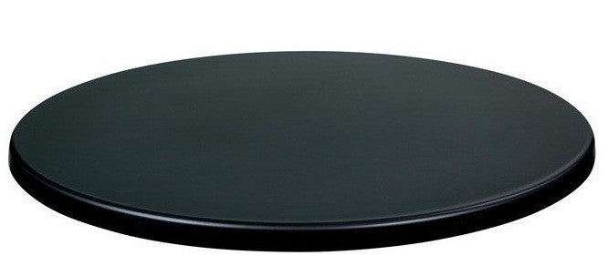 Tablero de mesa Werzalit WER-UNIART, Negro 3190, 70 cms de diámetro