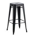 Taburete TOL EK LIMITED, acero, negro